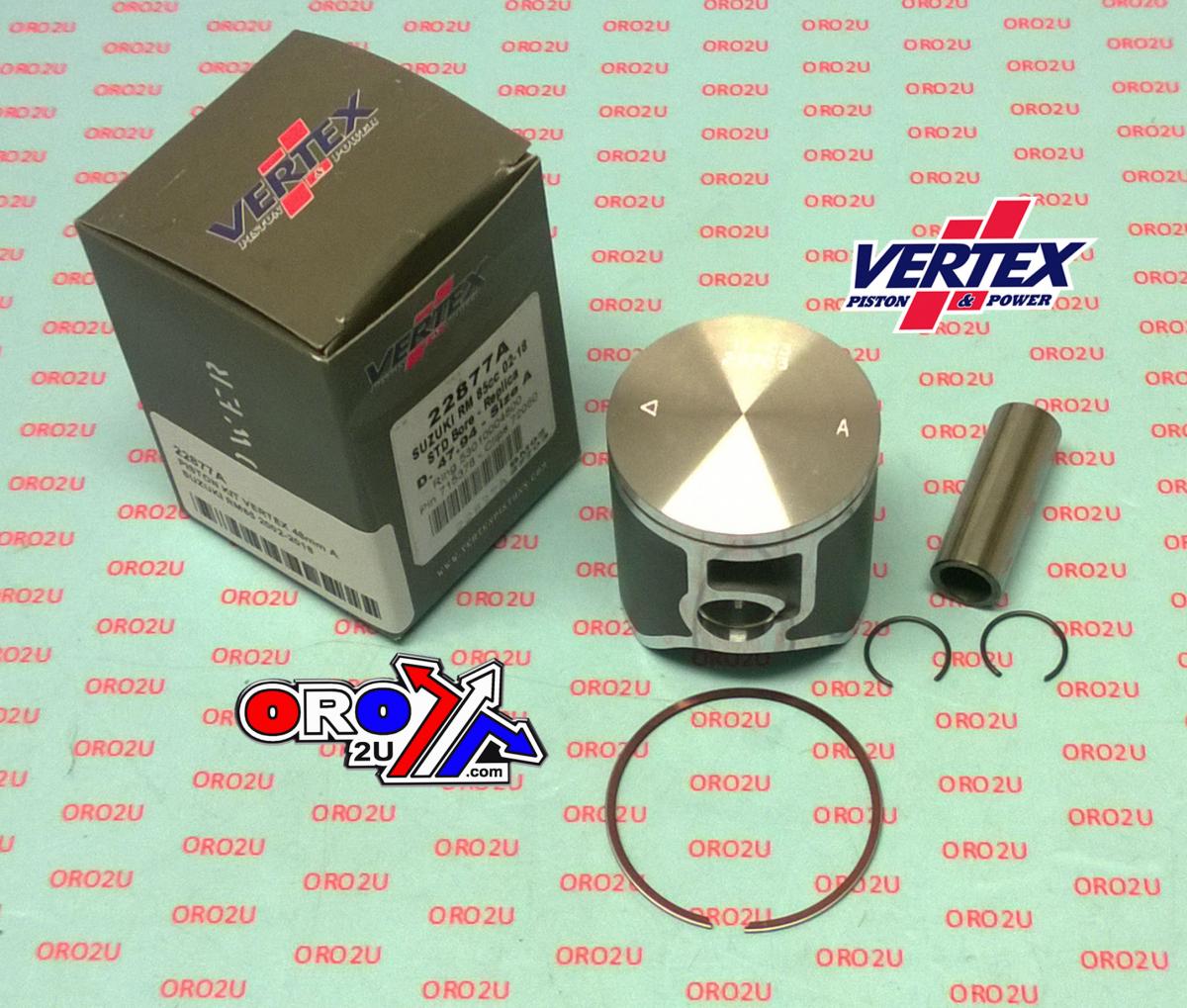 PISTON KIT VERTEX 48.0 A SUZUKI RM 85 02-18, VERTEX 22877A image 1