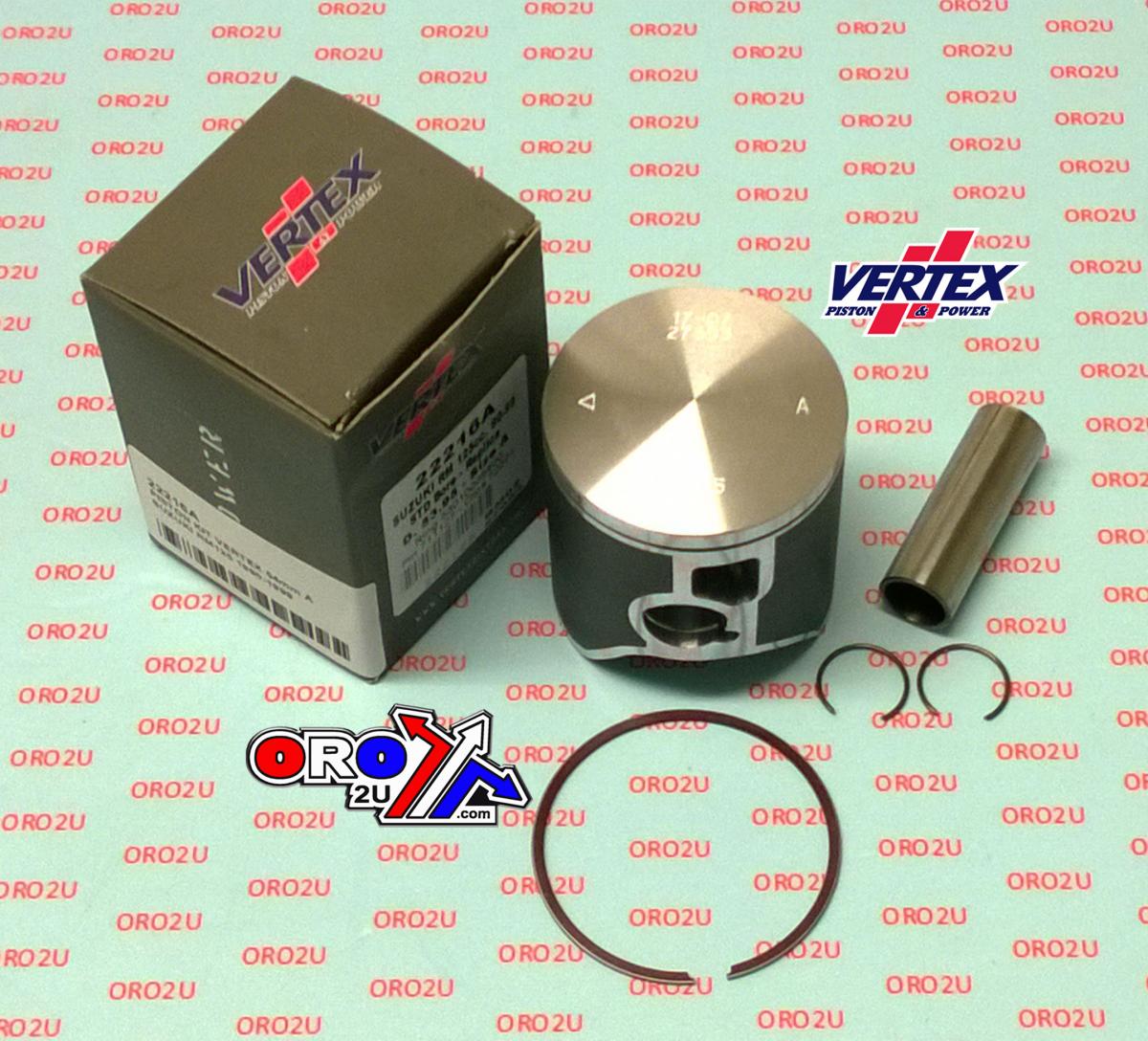PISTON KIT VERTEX 54 A SUZUKI RM125 89-99, VERTEX 22216A thumbnail 2