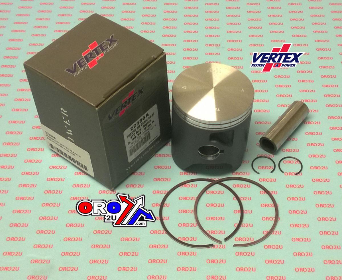 PISTON KIT VERTEX 66.4 A SUZUKI RM 250 96-97, VERTEX 22386A thumbnail 2
