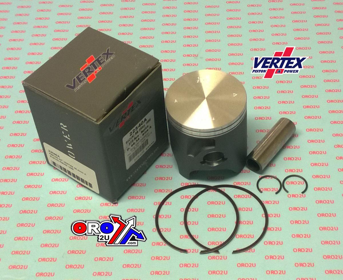 PISTON KIT VERTEX 66.4 B SUZUKI RM 250 1998, VERTEX 22540B image 1