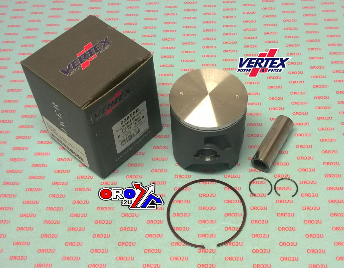 PISTON KIT VERTEX 66.4 B SUZUKI RM 250 03-12 RACE, VERTEX 22855B SINGLE RING image 1
