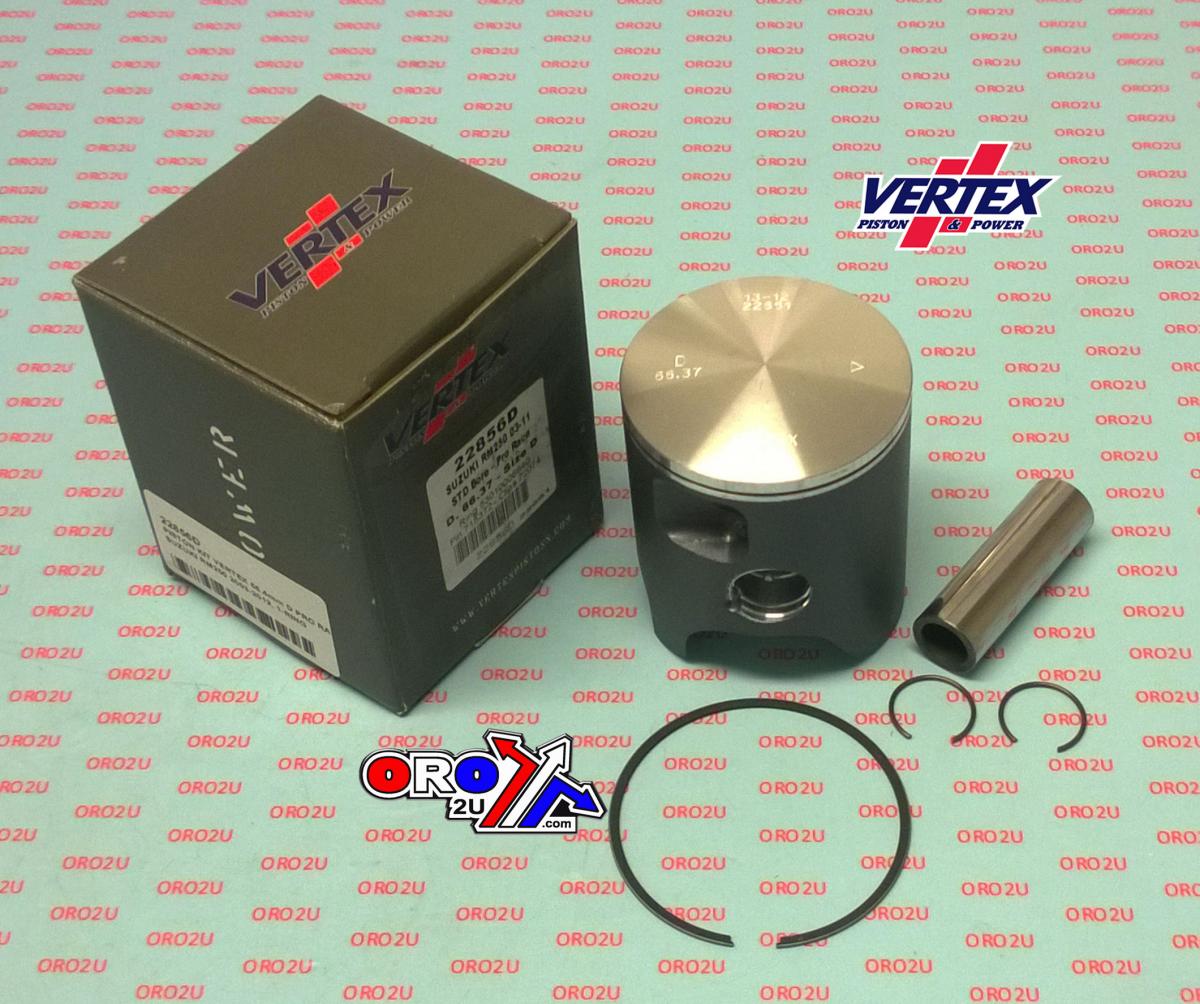 PISTON KIT VERTEX 66.4 C SUZUKI RM 250 03-12 PRO RACE, VERTEX 22856C SINGLE RING image 1