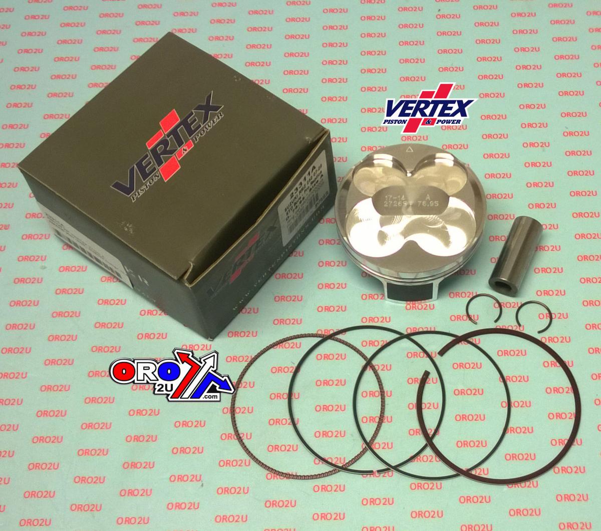 PISTON KIT VERTEX 77.0 B SUZUKI RMZ 250 07-09, VERTEX 23311B COMPR 13,4:1 thumbnail 2