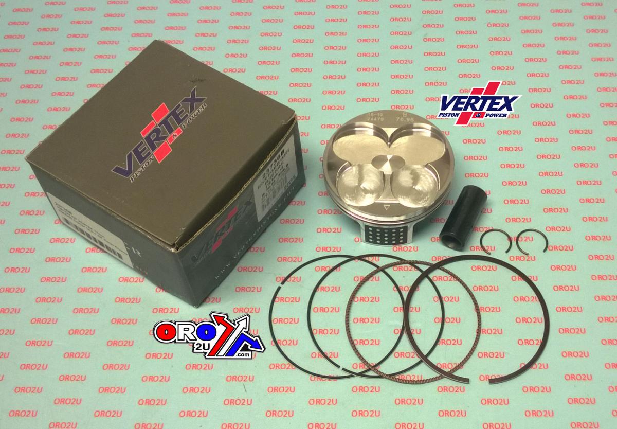 PISTON KIT VERTEX 77.0 C GP SUZUKI RMX 250 10-12, VERTEX 23736C HC COMPR 14,0:1 GP RACERS CHOICE image 1