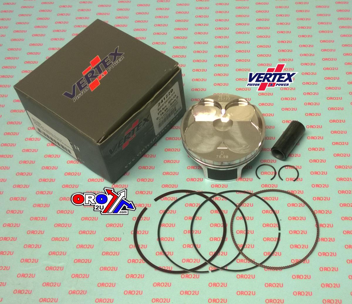 PISTON KIT VERTEX 77.0 C SUZUKI RM 250 16-22, VERTEX 24122C COMPR 13,5:1 thumbnail 2
