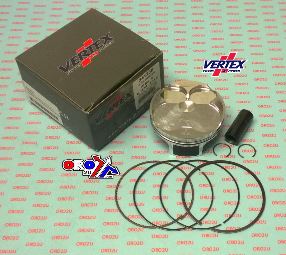 PISTON KIT VERTEX 77.0 A HC SUZUKI RM 250 16-22, VERTEX 24123A HC COMPR 14,2:1 image 1