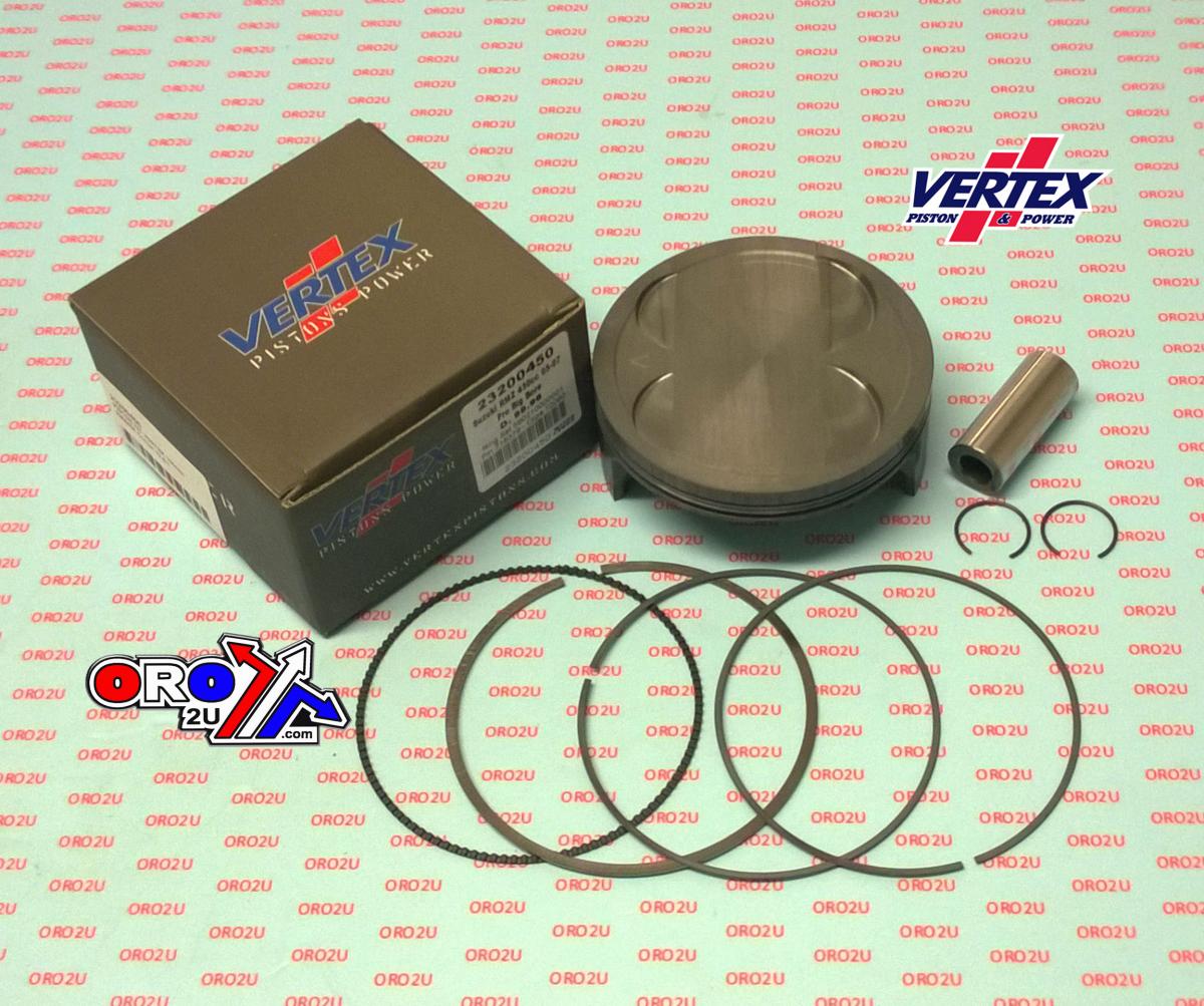 PISTON KIT VERTEX 100.0 SUZUKI RMZ 450 05-07, VERTEX 23200450 OS +4.50 12,9:1 BIG BORE image 1