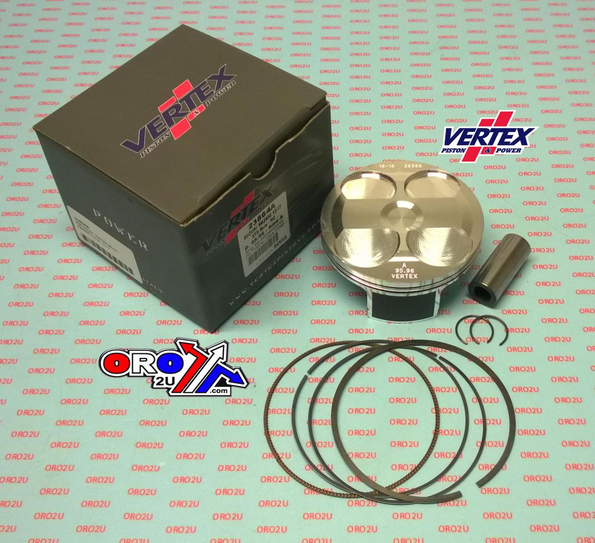 PISTON KIT VERTEX 96.0 C HC SUZUKI RMZ 450 13-17, VERTEX 23864C HC COMPR 13,1:1 image 1