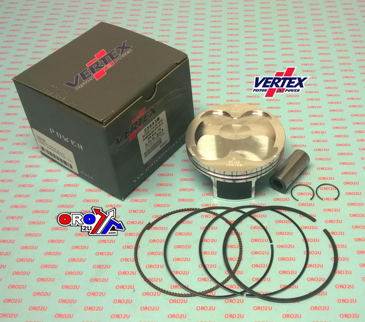 PISTON KIT VERTEX 95.5 A HC SUZUKI LTR 450 06-09, VERTEX 23553A QUADRACER HC COMPR 13,0:1 image 1