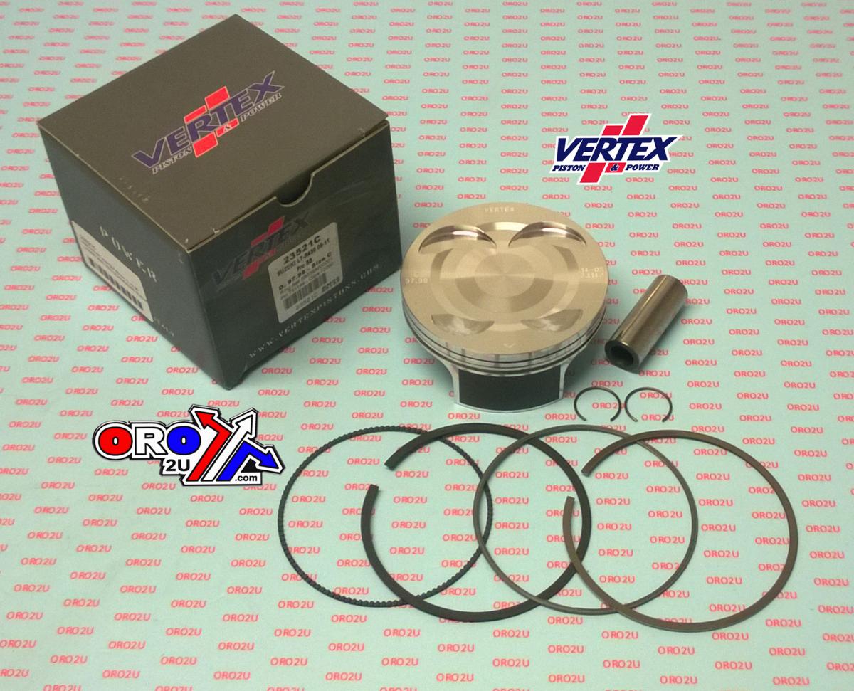 PISTON KIT VERTEX 98.0 A SUZUKI LTR 450 06-09, VERTEX 23521A OS +2.50 BIG BORE COMPR 11,7:1 image 1