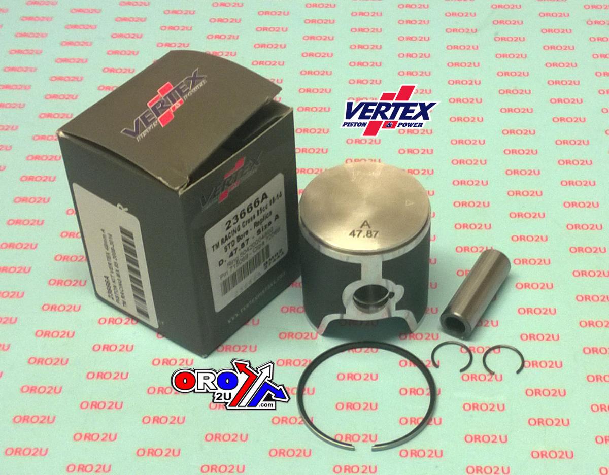 PISTON KIT VERTEX 48.0 C TM RACING MX 85 08-14, VERTEX 23666C image 1