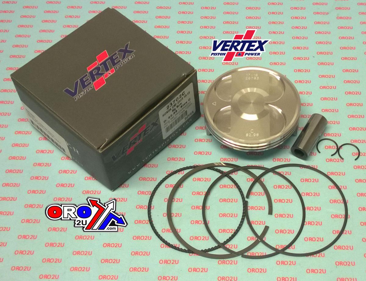 PISTON KIT VERTEX 72.0 C TM RACING MX/EN/SM 300 08-22, VERTEX 23703C image 1