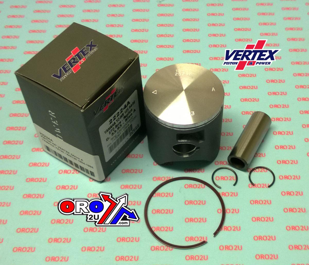 PISTON KIT VERTEX 56.0 YAMAHA YZ/WR 125 94-96, VERTEX 22224200 OS +2.00 thumbnail 2