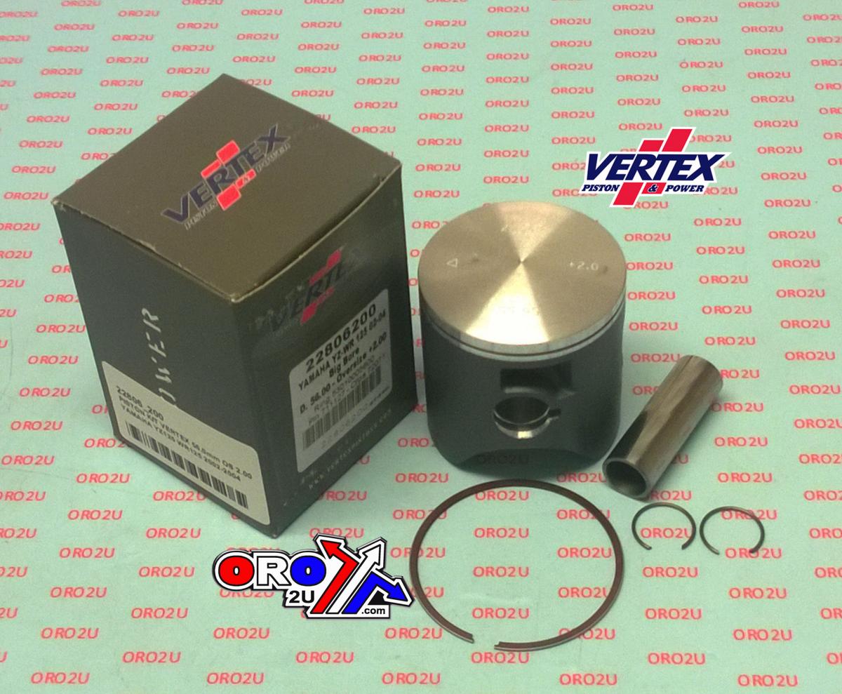 PISTON KIT VERTEX 54.0 E YAMAHA YZ/WR 125 02-04, VERTEX 22806E thumbnail 2
