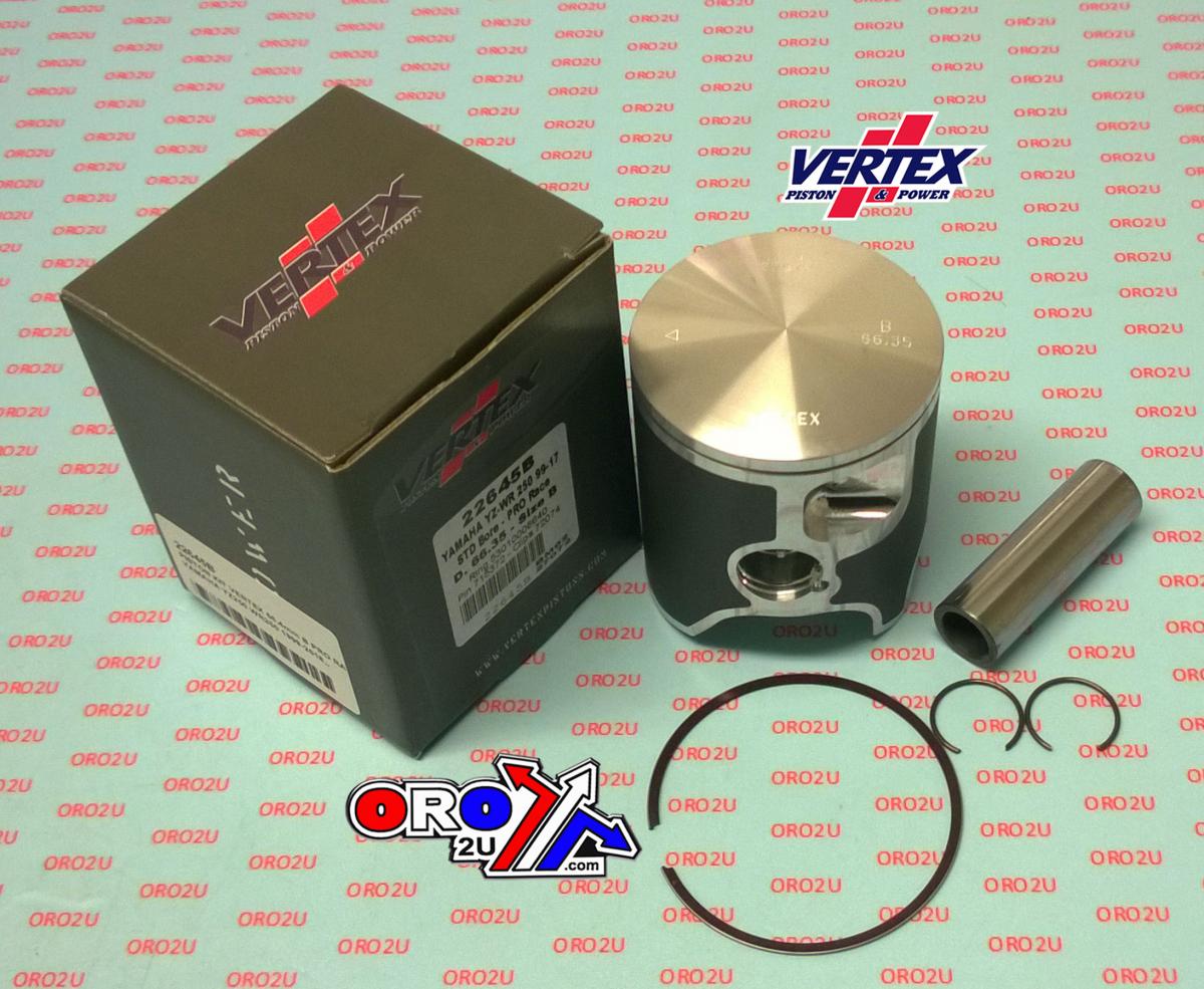 PISTON KIT VERTEX 66.4 A YAMAHA YZ/WR 250 99-22 PRO RACE, VERTEX 22645A SINGLE RING image 1