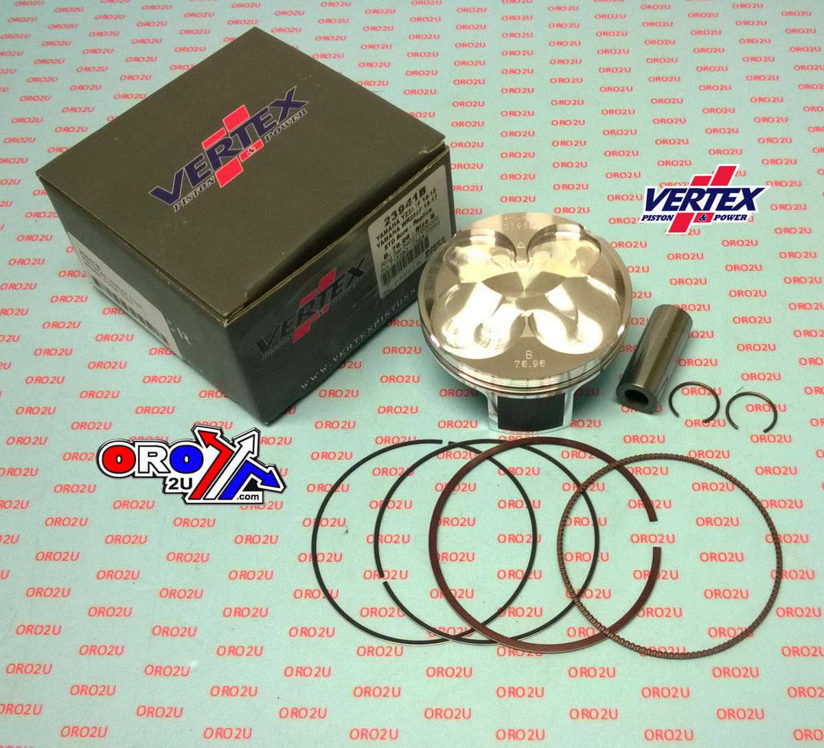 PISTON KIT VERTEX 77.0 A YAMAHA YZ/WR 250 14-17, VERTEX 23941A COMPR 13,5:1 thumbnail 2