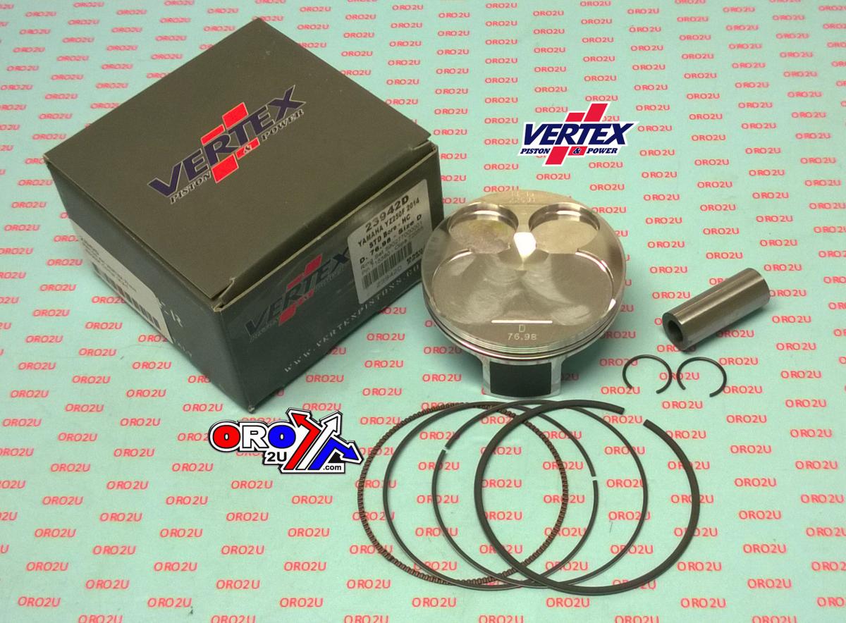 PISTON KIT VERTEX 77.0 A HC YAMAHA YZ/WR 250 14-17, VERTEX 23924A HC COMPR 14,2:1 image 1