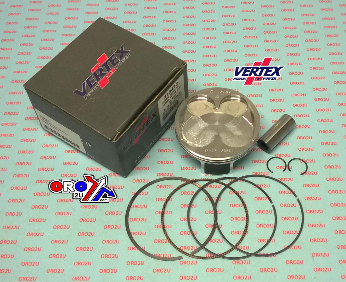 PISTON KIT VERTEX 80.0 B YAMAHA YZ/WR 250 14-19, VERTEX 23943B OS+3:00 BIG BORE COMPR 13.5:1 image 1
