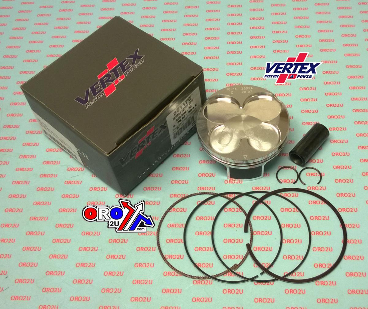 PISTON KIT VERTEX 77.0 D HC YAMAHA WR/YZ 250 16-19, VERTEX 24117D HC COMPR 14,2:1 image 1