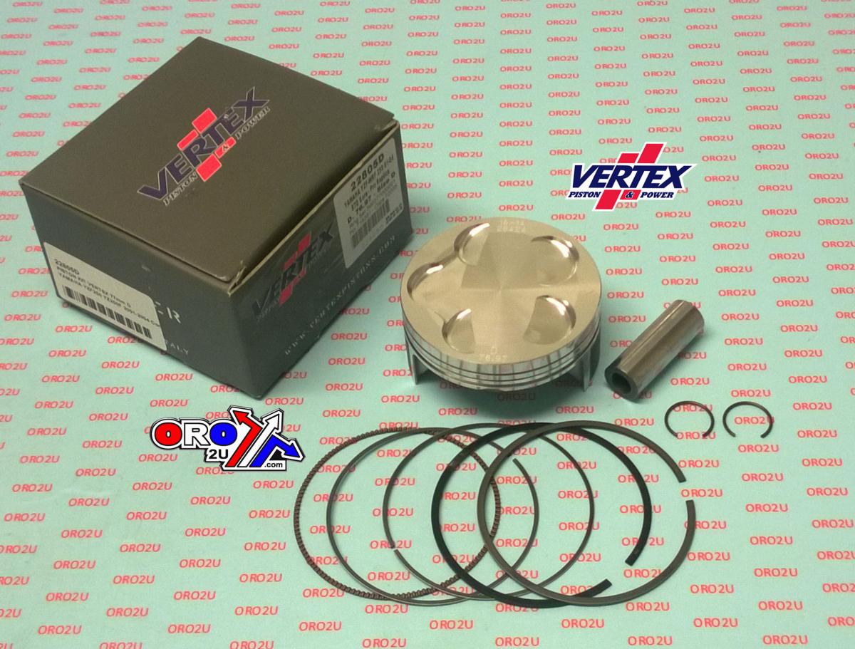 PISTON KIT VERTEX 77.0 A YAMAHA YZ 250 01-04, VERTEX 22805A COMPR 12,5:1 thumbnail 2