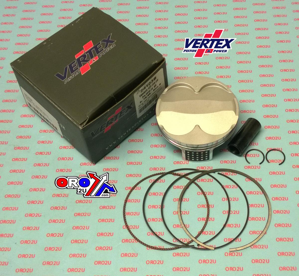 PISTON KIT VERTEX 80.0 A YAMAHA YZ 250 15-18, VERTEX 24103A OS+3.00 BIG BORE US-PRO COMPR 14,4:1 image 1