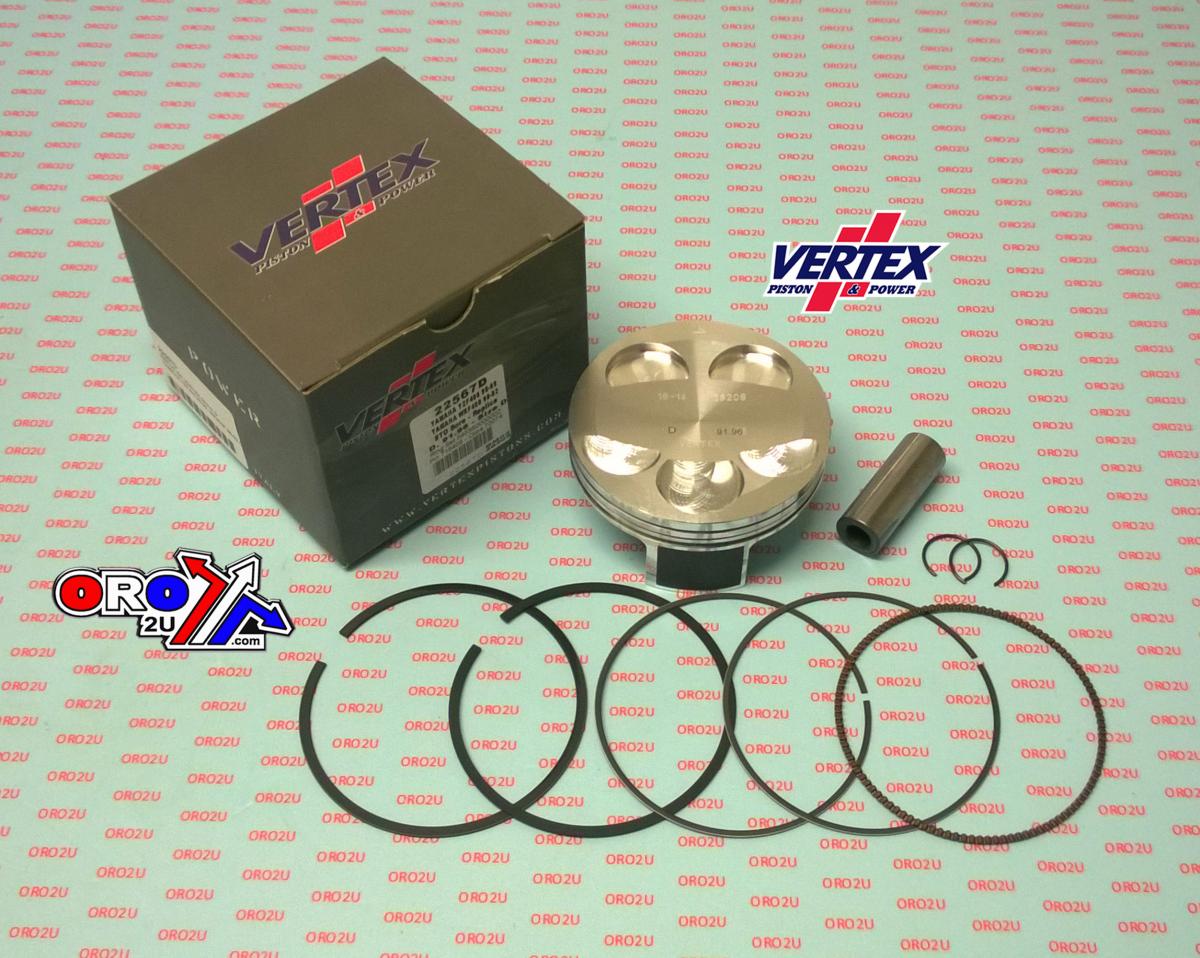 PISTON KIT VERTEX 92 A YAMAHA YZ/WR 400 98-02, VERTEX 22567A COMPR 12,5:1 thumbnail 2