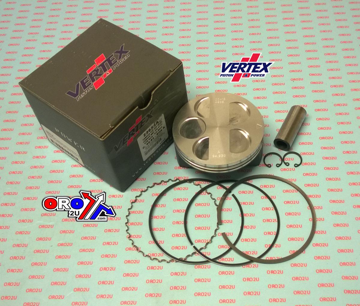 PISTON KIT VERTEX 95.0 E YAMAHA YZ/WR 426 00-02 RACE, VERTEX 22651E COMPR 12,5:1 2-RING thumbnail 2