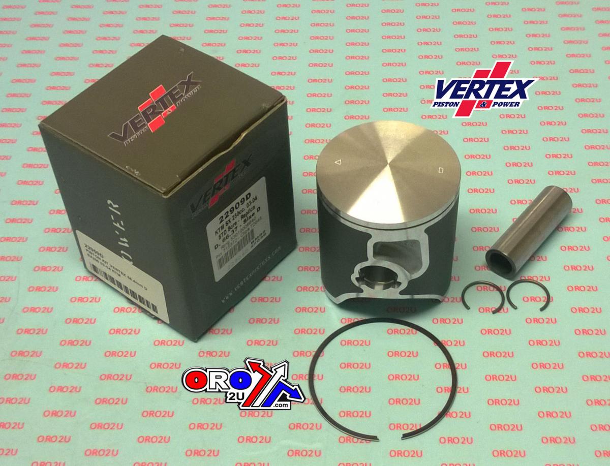 PISTON KIT VERTEX 95.0 B YAMAHA YZ/WR 450 03-15, VERTEX 22915B COMPR 12,5:1 thumbnail 2