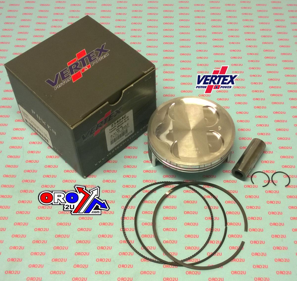 PISTON KIT VERTEX 98.0 C YAMAHA WR/YZ 450 03-15, VERTEX 23404C OS +3.00 BIG BORE COMPR 12,5:1 image 1