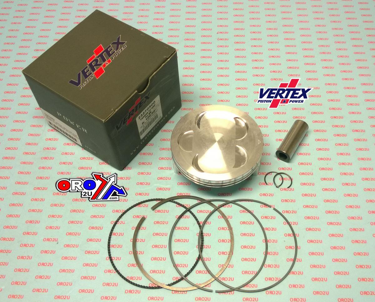 PISTON KIT VERTEX 100.0 YAMAHA WR/YZ 450 03-15, VERTEX 23270500 OS +5.00 BIG BORE XL COMPR 12,5:1 image 1