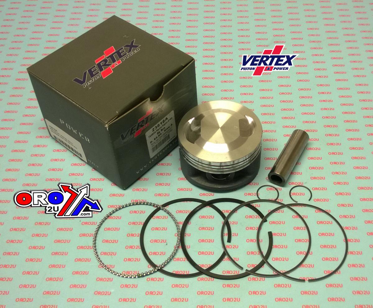 PISTON KIT VERTEX 84.0 YAM WARRIOR 350 STROKER 87-09, VERTEX 23616A YAMAHA RAPTOR 350 STROKER image 1