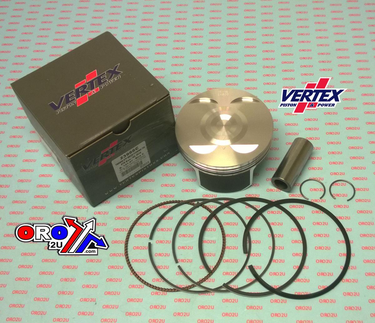 PISTON KIT VERTEX 102.0 A HC YAMAHA RAPTOR 700 14-17, VERTEX 23966A GRIZZLY/VIKING HC COMPR 11,0:1 image 1
