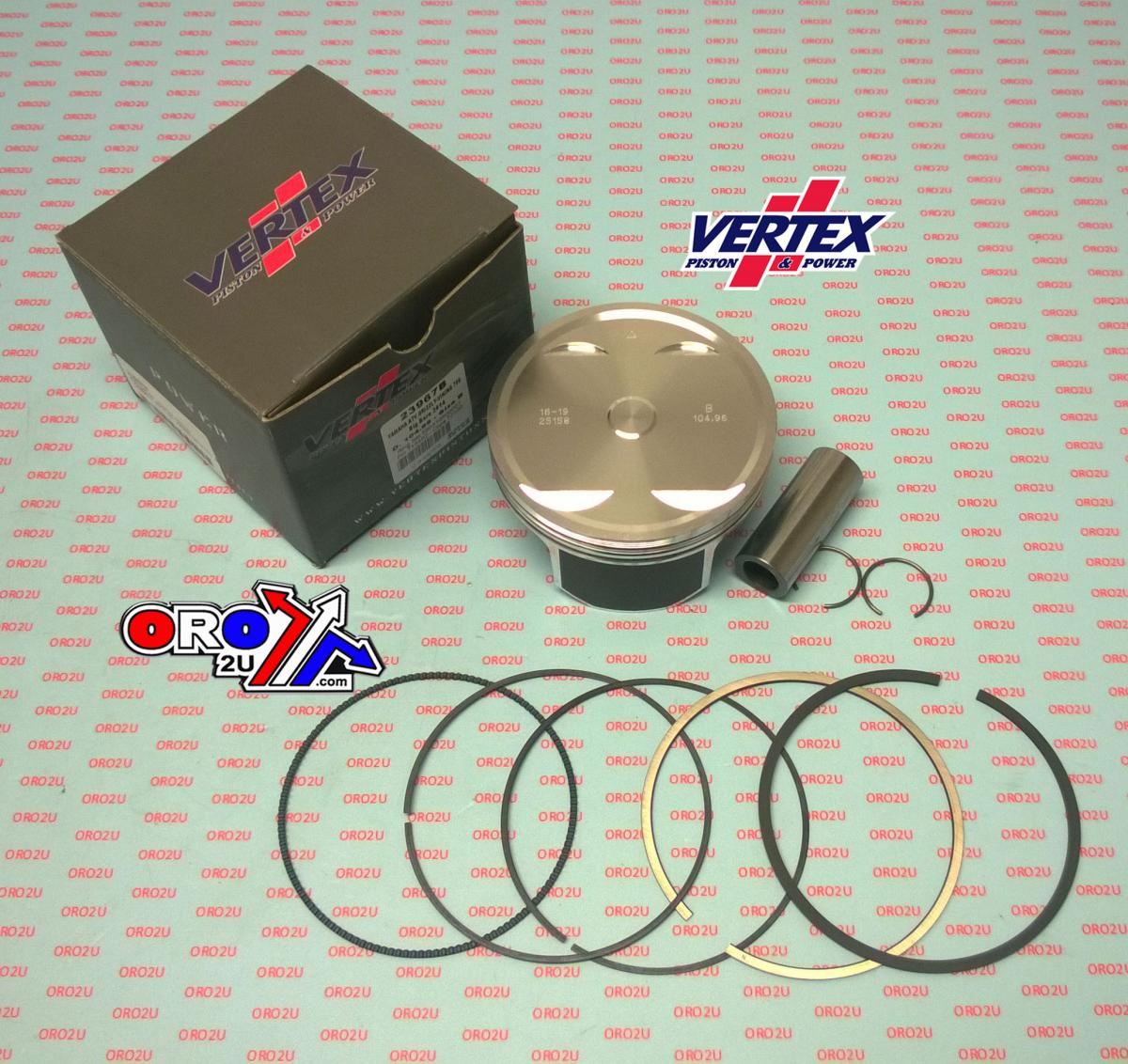 PISTON KIT VERTEX 105.0 A YAMAHA RAPTOR 700 14-17, VERTEX 23967A OS+3:00 BIG BORE GRIZZLY/VIKING image 1