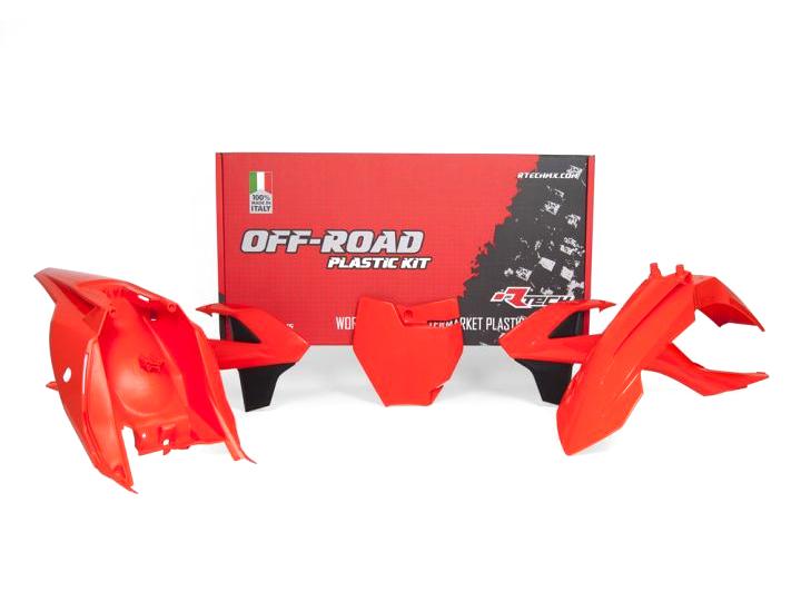 PLASTIC KIT/4 16-23 KTM SX65, ORANGE RTECH R-KITKTM-AR0-500, GASGAS MC 65 2021-2023 image 1