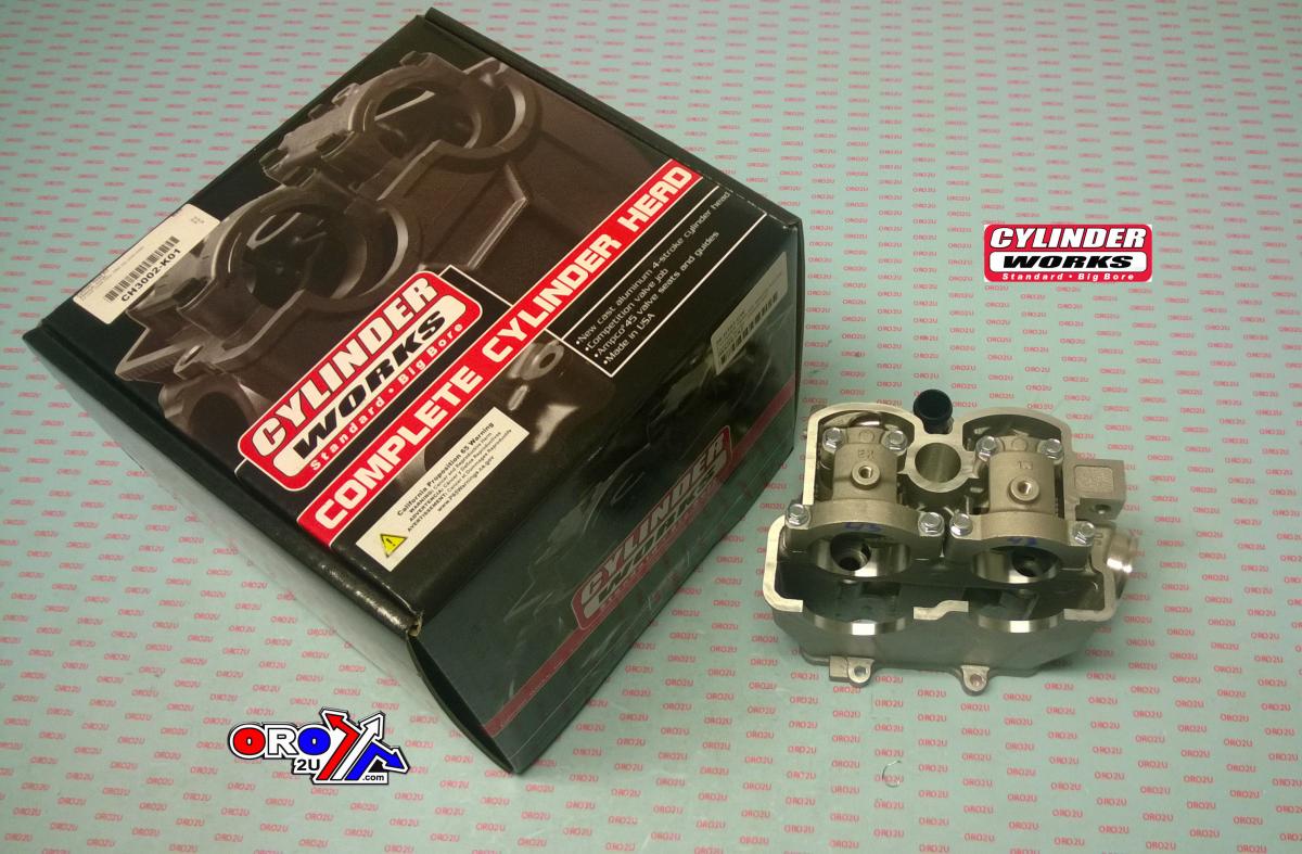 CYLINDER HEAD KIT RMZ250 KXF250, Cylinder Works - CH3002-K01, 04 -05 Kawasaki KX 250F, 04 -06 Suzuki RMZ 250 thumbnail 2