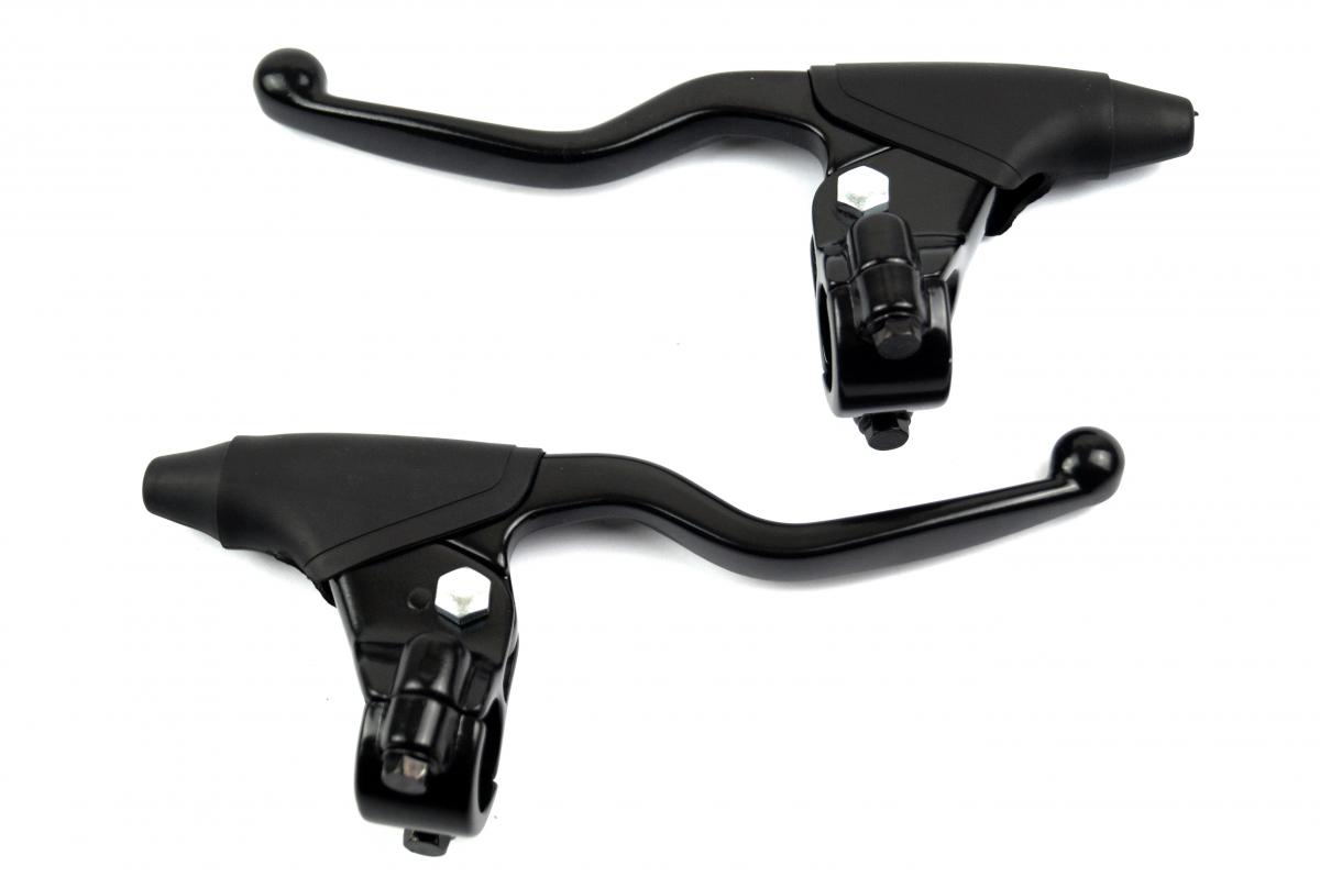 CLUTCH & BRAKE ASSEMBLY LEVER SET UNIVERSAL 22mm image 1