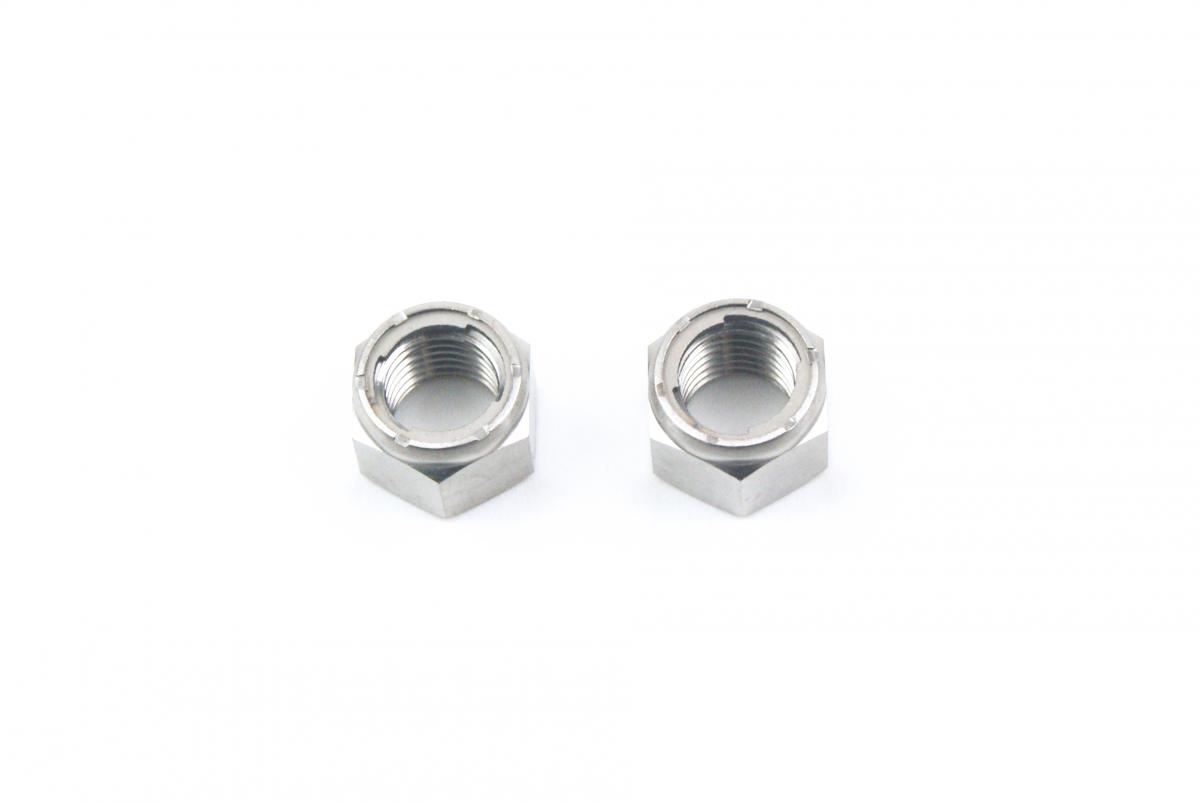 TITANIUM GR5 M10x1.25mm NUT, KTM HUSQ & HUSA / PACK OF 2, (54310086100 METRIC FINE) thumbnail 2