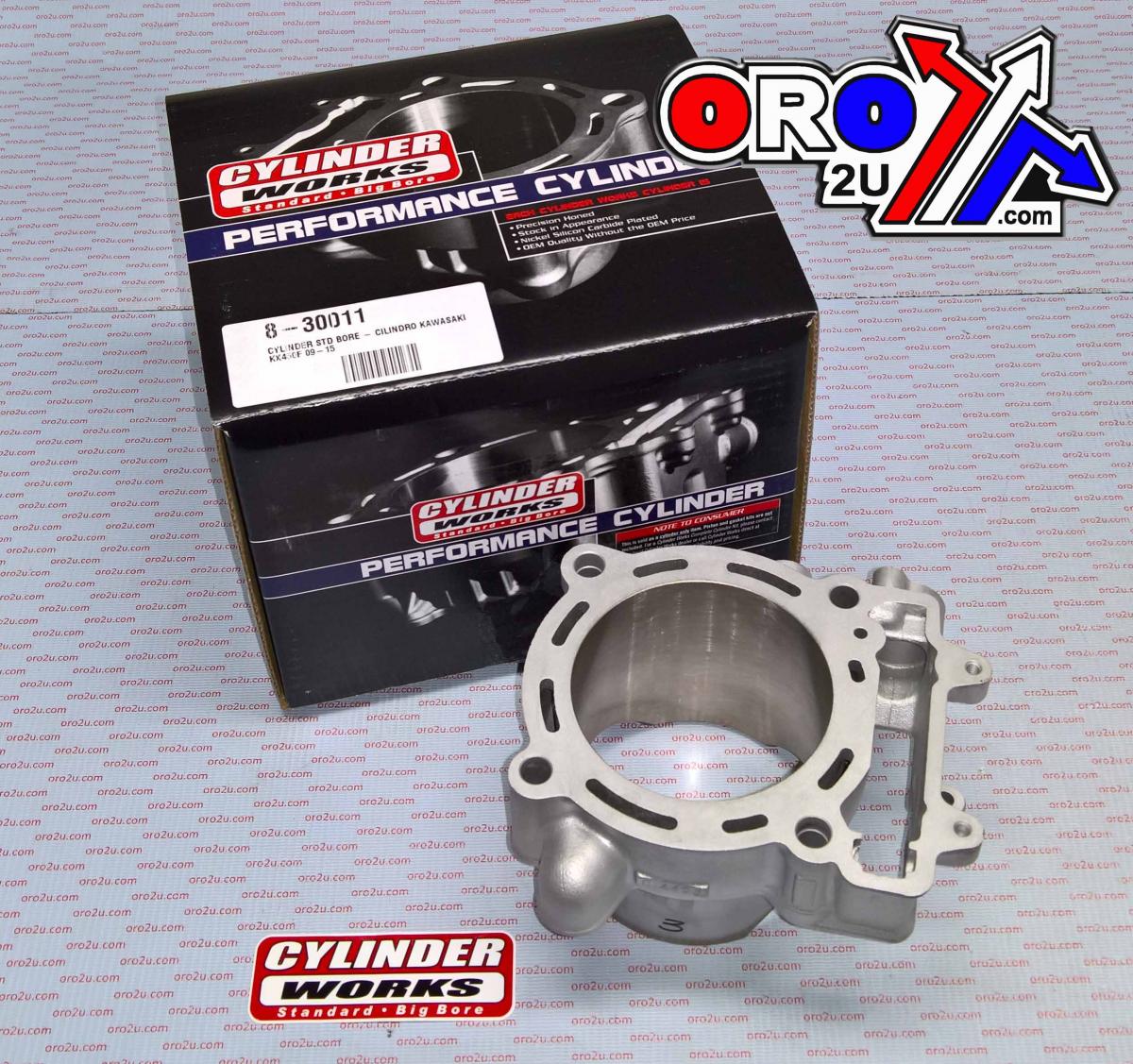 CYLINDER ONLY 09-15 KX450F 96mm, WORKS CYLINDER 30011 STANDARD BORE, KX450F KAWASAKI thumbnail 2