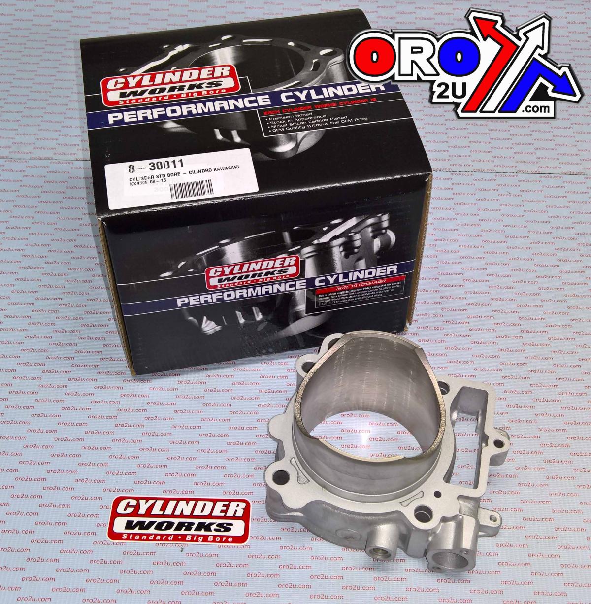 CYLINDER ONLY 09-15 KX450F 96mm, WORKS CYLINDER 30011 STANDARD BORE, KX450F KAWASAKI thumbnail 3