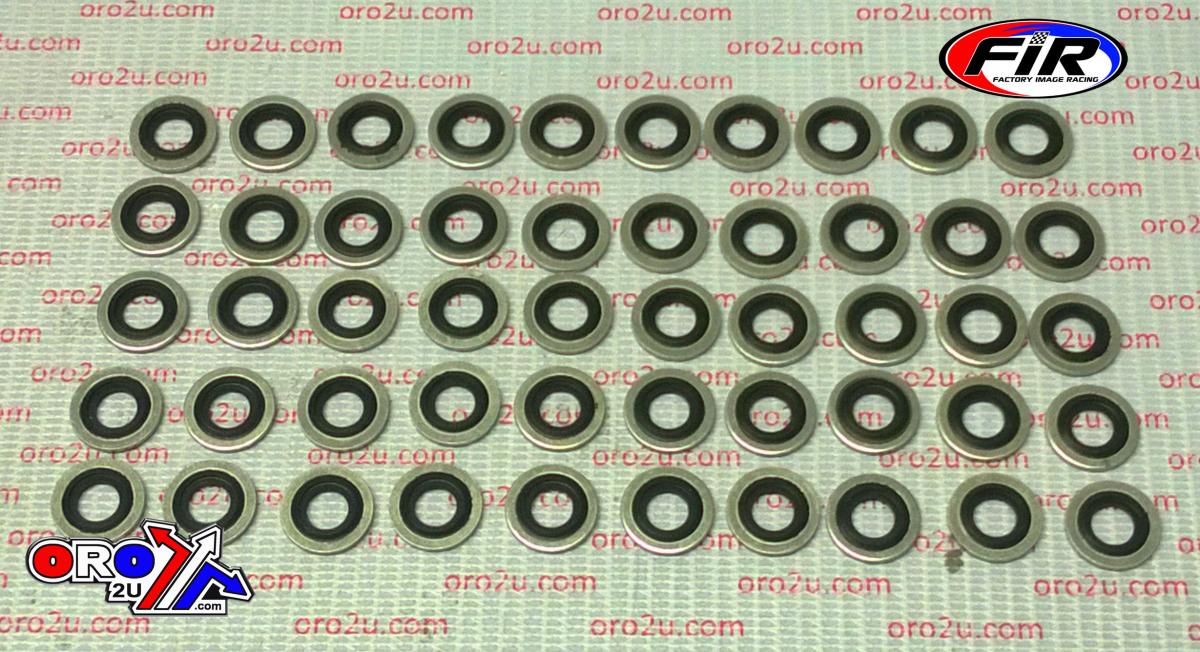 BONDED SEALING WASHER M8 PK50, M8x14x1mm / SELF CENTERING thumbnail 2