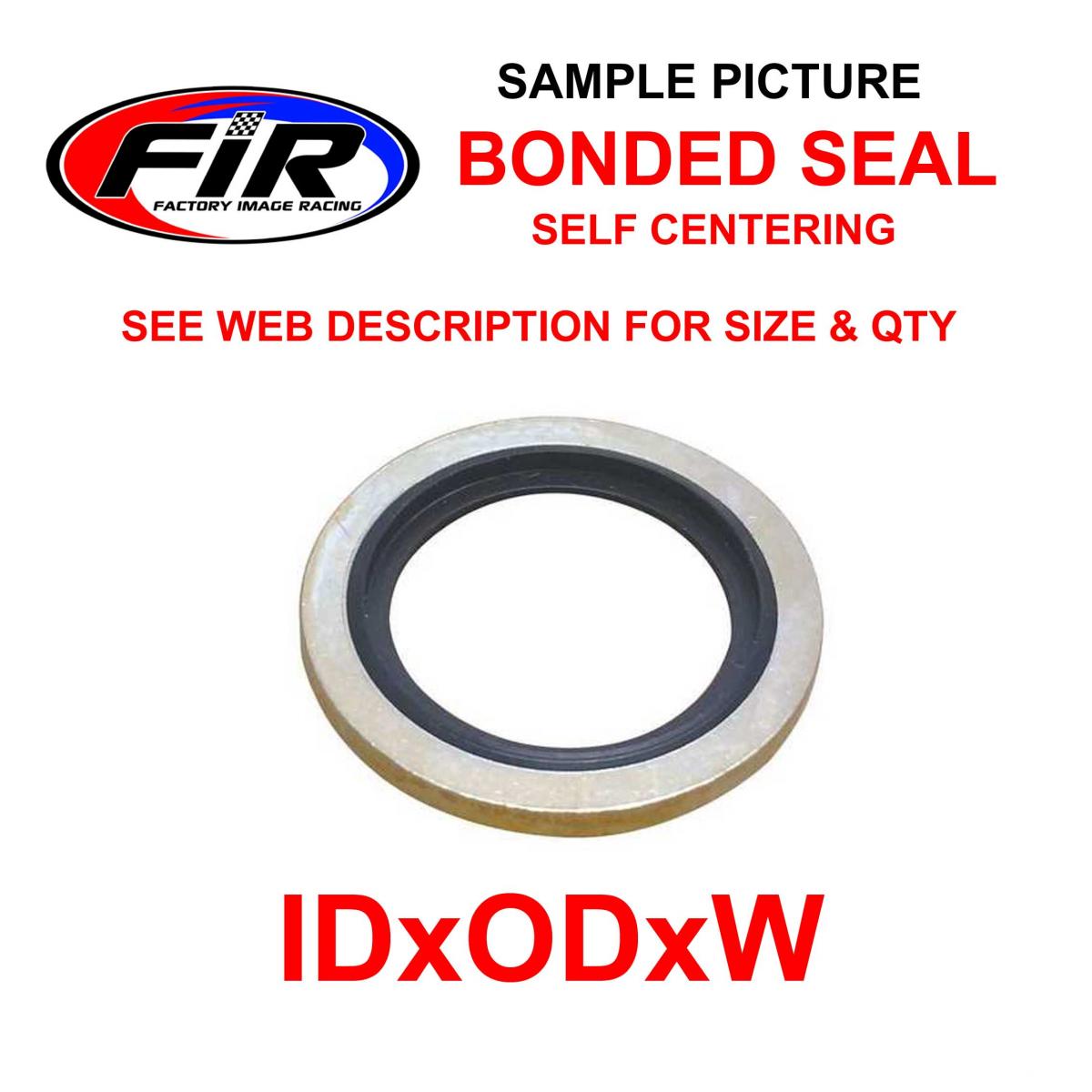 BONDED SEALING WASHER M8 PK50, M8x14x1mm / SELF CENTERING thumbnail 3