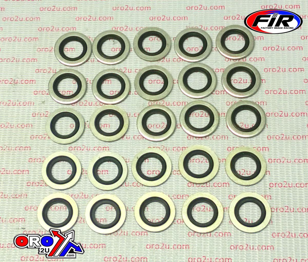 BONDED SEALING WASHER M14 PK25, M14x22x1.5mm / SELF CENTERING