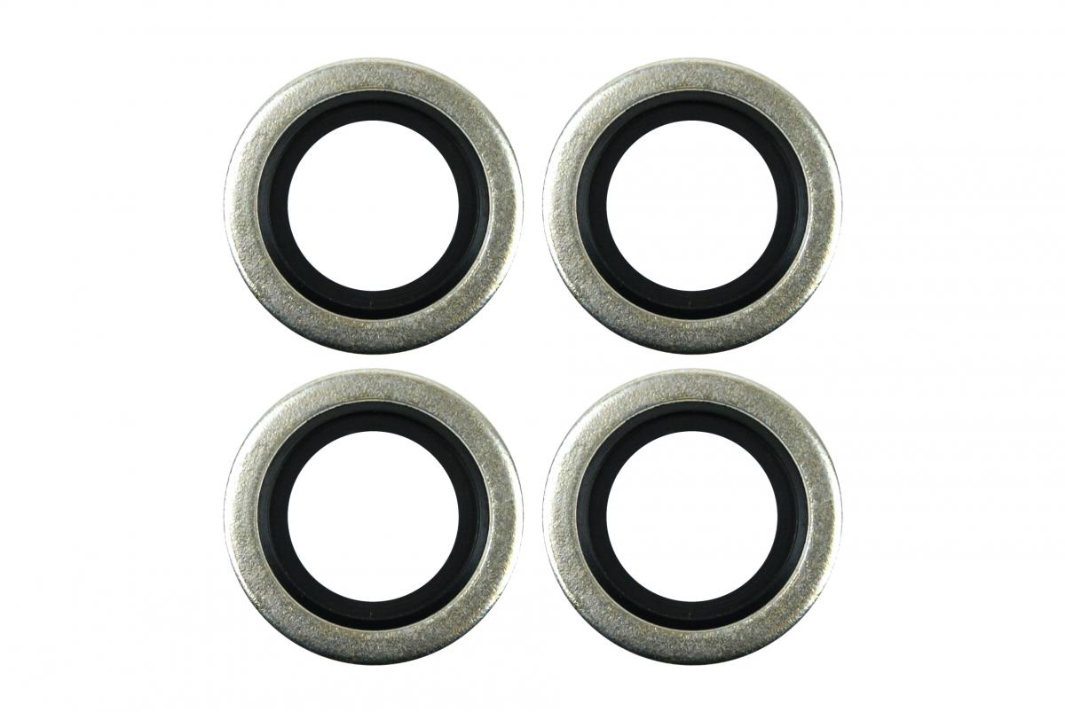 BONDED SEALING WASHER M16 PK4, M16x24x1.5mm / SELF CENTERING