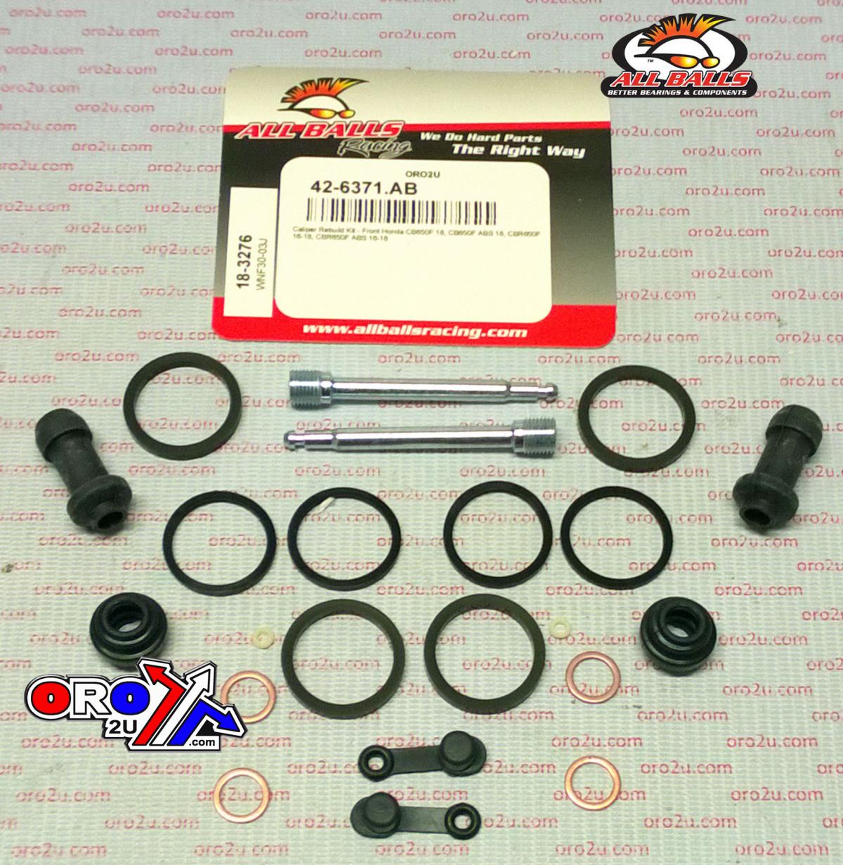 BRAKE CALIPER REBUILD KIT ALLBALLS, ALLBALLS 18-3276 HON CB/CBR650F 16-18 FRONT image 1