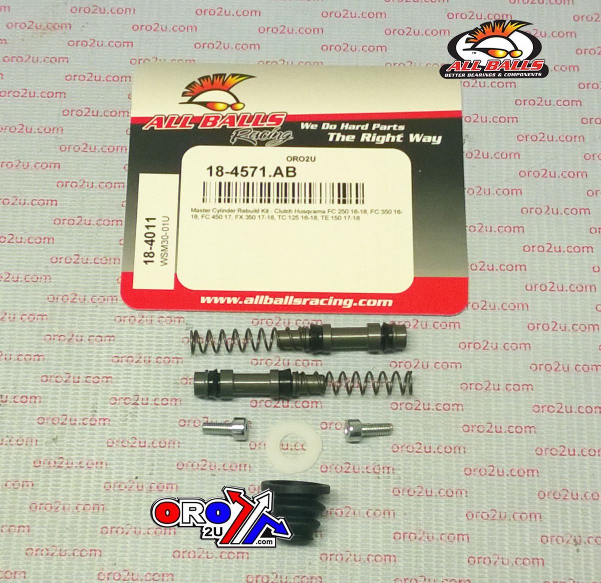CLUTCH MASTER CYL REBUILD KIT ALLBALLS, ALLBALLS 18-4011 HUSKY FC/FX/TC/TE 125-450 thumbnail 2