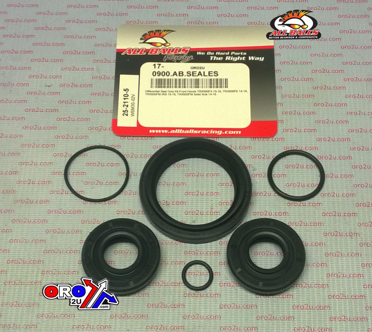 DIFFERENTIAL SEALS KIT HONDA TRX, ALLBALLS 25-2110-5 image 1