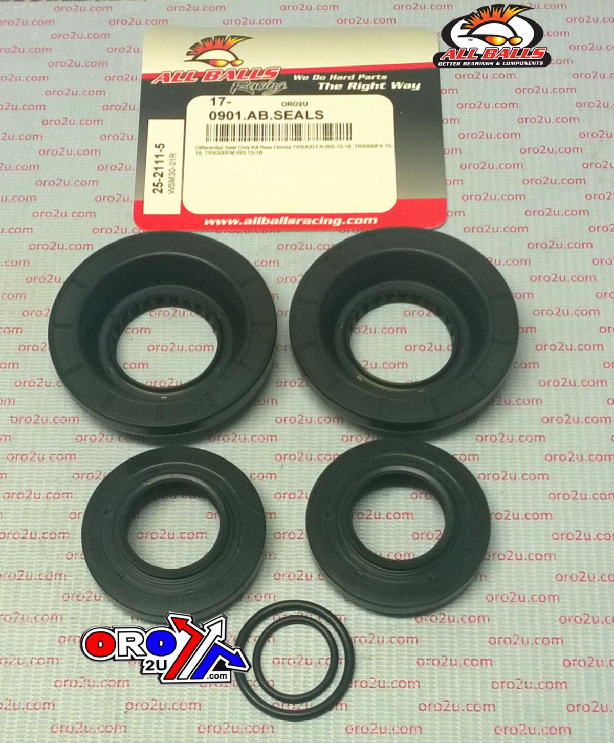 DIFFERENTIAL SEALS KIT HONDA TRX, ALLBALLS 25-2111-5 thumbnail 2