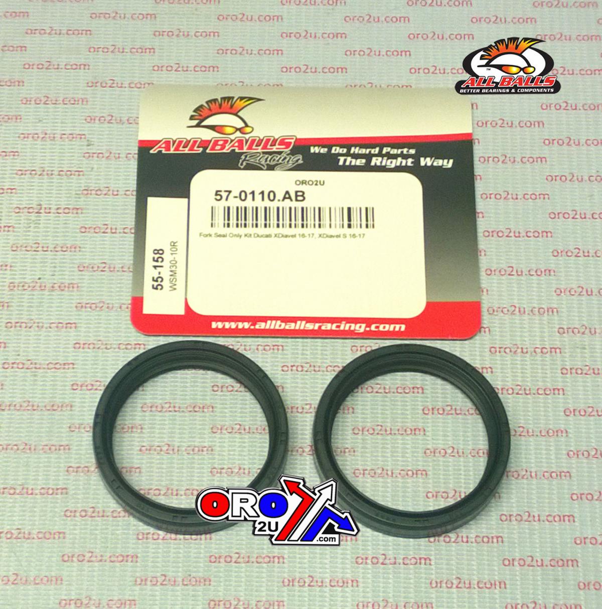 FORK OIL SEAL SET ALLBALLS, ALLBALLS 55-158 thumbnail 3