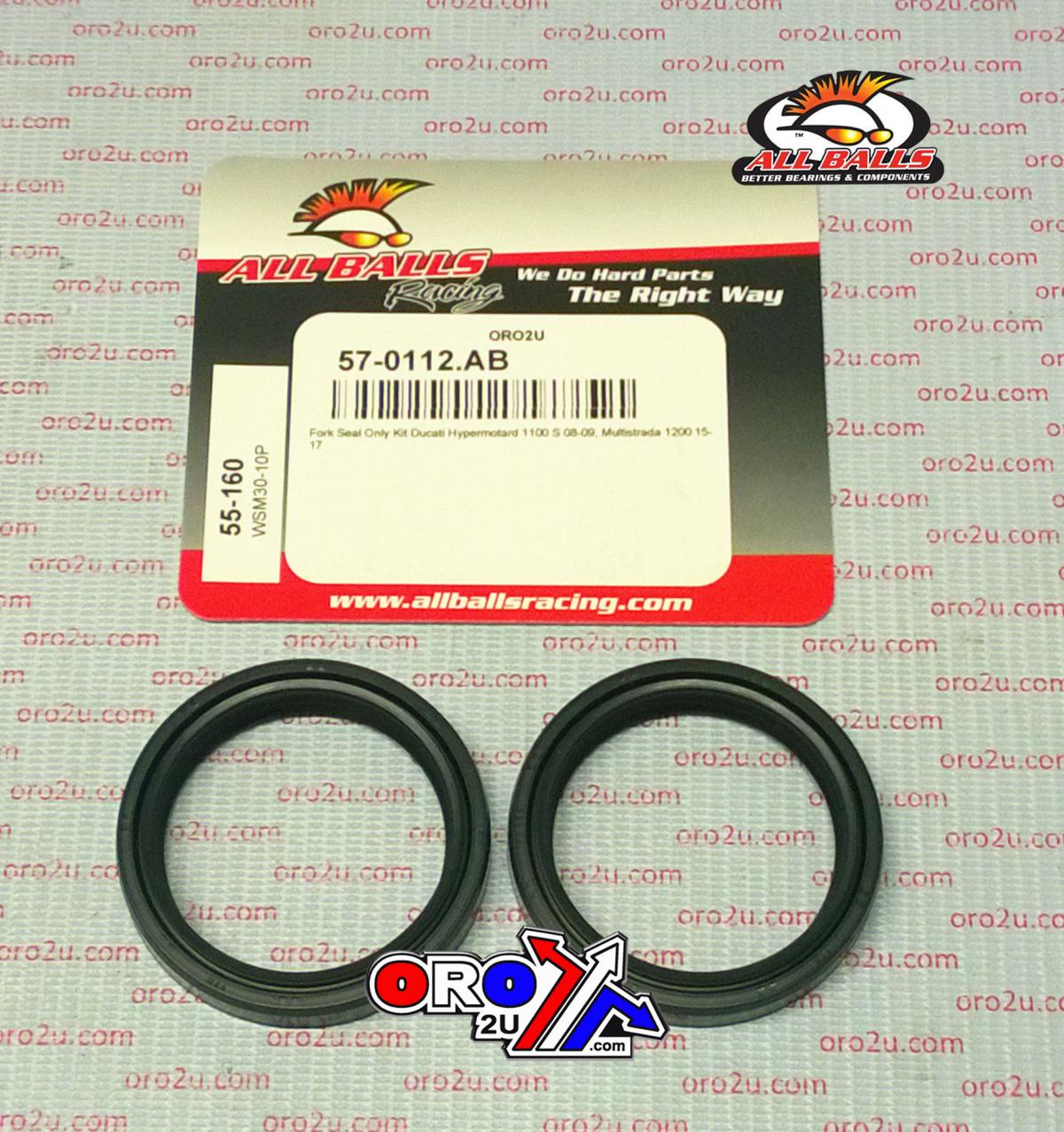 FORK OIL SEAL SET ALLBALLS, ALLBALLS 55-160 thumbnail 2