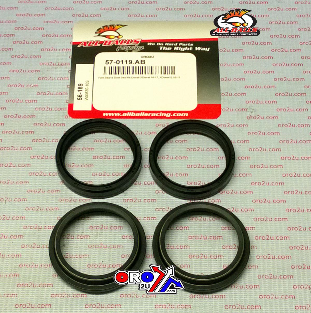 SEAL WIPER SET ALLBALLS, ALLBALLS 56-189 FORK SEAL KIT thumbnail 2